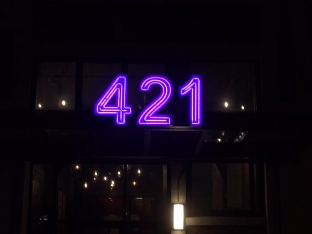 421 Neon Sign - Sky Neon Signs
